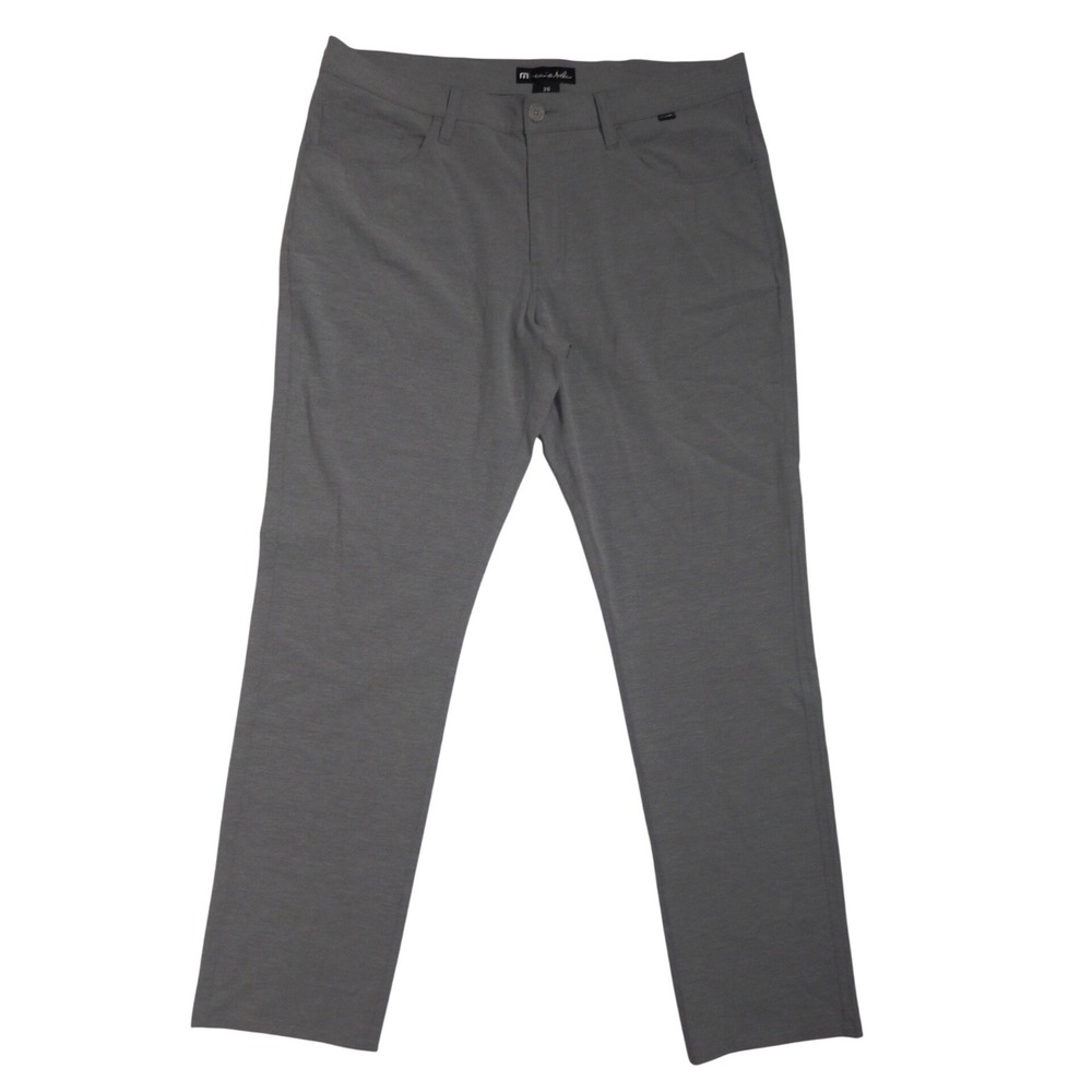 Men's Gray Golf Pants - Modern Fit